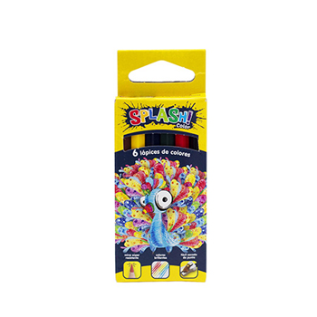 LAPICES SPLASH FABER X 6 U, CORTOS