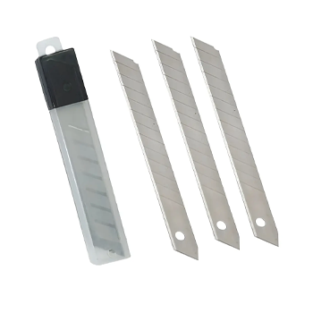 CUTTER REPUESTO X 10 UNIDADES 9 MM