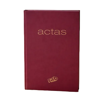 LIBRO ACTAS TAPA DURA 4 M 400 PAG    RAB
