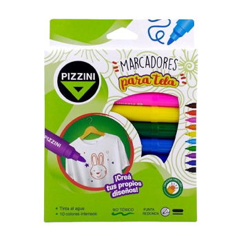 MARCADOR PIZZINI P / TELA X 10 U