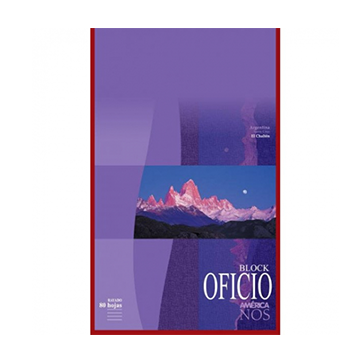 BLOCKS AMERICA OFICIO PEGADO 80 HOJAS