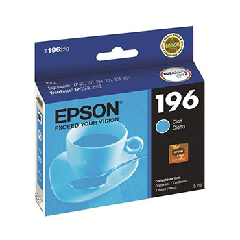 CARTUCHO ORIGINAL EPSON STYLUS 196  CYAN