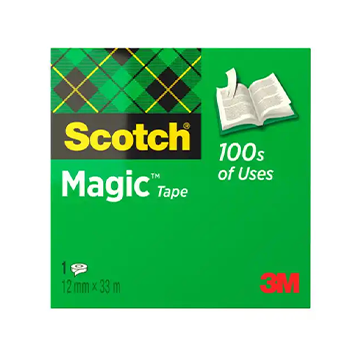 Cinta Adhesiva scotch magica (12X33 M) CAJA