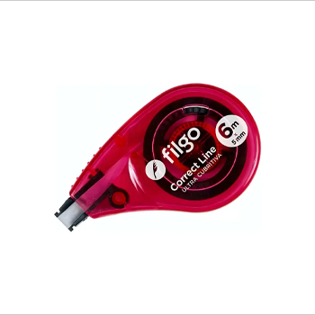 CORRECTOR CINTA FILGO C/GRIP 6 MTS.