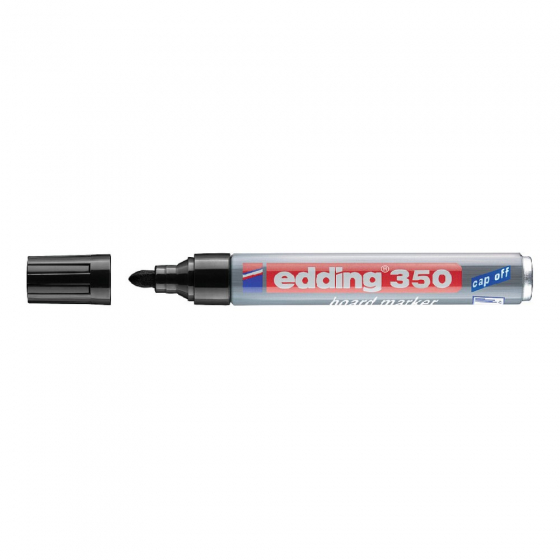 marcador edding 350 pizarra negro 