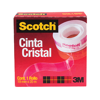 Cinta Adhesiva Scotch 600 Cristal 19X20 