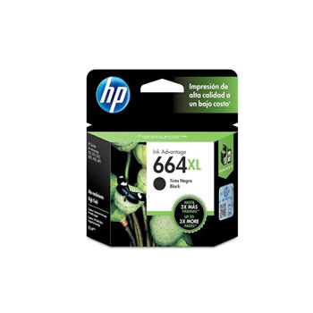 CARTUCHO ORIGINAL HP  F6V31A    ( 664XL )  NEGRO