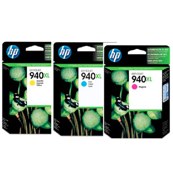 CARTUCHO ORIGINAL HP C4907AL  (940XL) CYAN/MAGENTA/AMARILLO (OFERTA)
