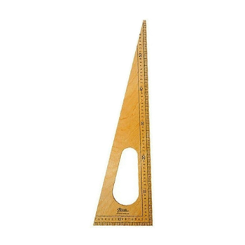 ESCUADRA 60CM MADERA 100 