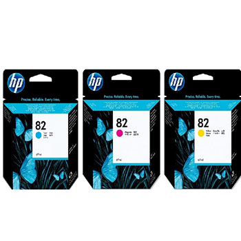 CARTUCHO ORIGINAL HP  C4912A  ( 82 )  69ML CYAN/MAGENTA/AMARILLO