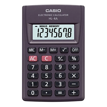 CALCULADORA CASIO HL-4A BOLSILLO