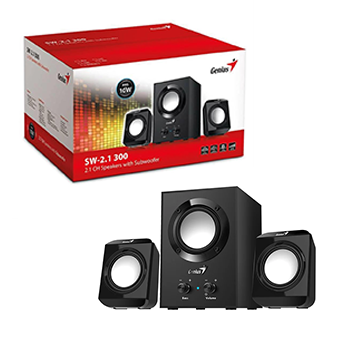PARLANTE GENIUS  SW-2.1 300 10W