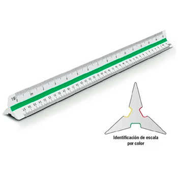 TRIPLE DECIMETRO X 30CM