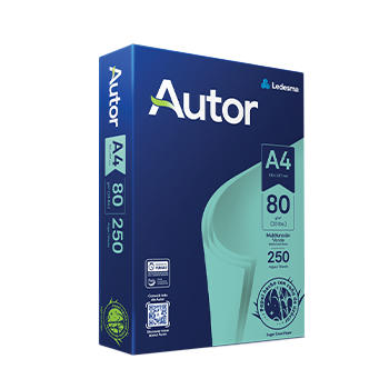 RESMA AUTOR A4  COLOR X 250 HOJAS