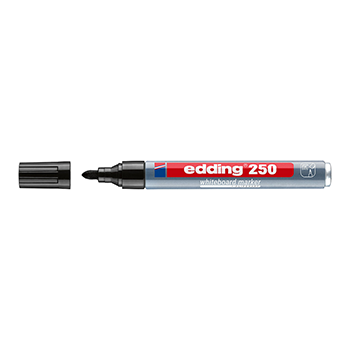 marcador edding 250 pizarra negro 