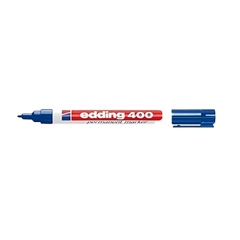 Marcador Edding 400 Permanente azul
