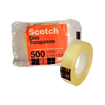 Cinta Adhesiva Scotch 500 12X25