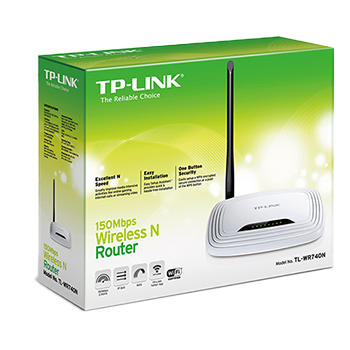 ROUTER ( 1 ANTENA )  TP  LINK  TL-WR740N WIRELESS