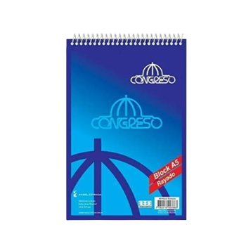 BLOCKS CONGRESO   C / ESPIRAL  A5   80 HOJAS