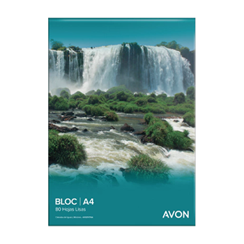 BLOCKS LEDESMA  AVON  A4 PEGADO 80 HOJAS