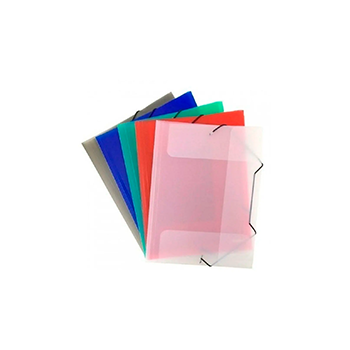 CARPETA 3 SOLAPAS C/ ELASTICO A5