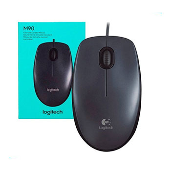Mouse Logitech M 90 USB Óptico