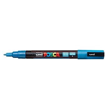 MARCADOR POSCA 3 M PUNTA MEDIANA GLITTER (COLORES)