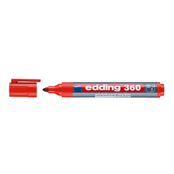 marcador edding 360 pizarra rojo 
