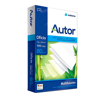 RESMA AUTOR 80 GRS OFICIO