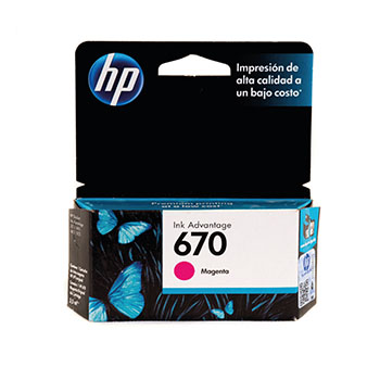 CARTUCHO ORIGINAL HP  CA115A   ( 670 ) MAGENTA