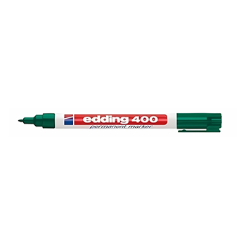 Marcador Edding 400 Permanente verde 