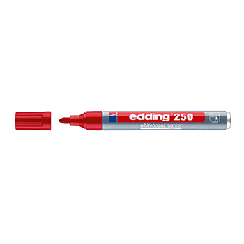 marcador edding 250 pizarra rojo 
