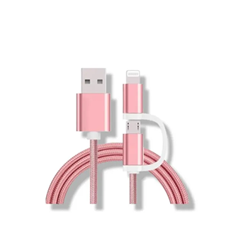 CABLE USB A IPHONE/MICRO DUAL